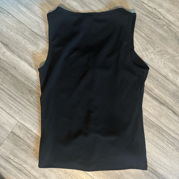 Black Vest/Blouse - Picture 2 of 2